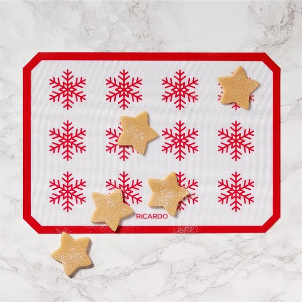 Tapis de pâtisserie de Noël en silicone - RICARDO