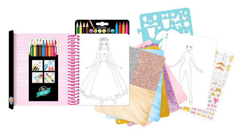 Buki Be Teen Carnet de mode - Tenues de princesses