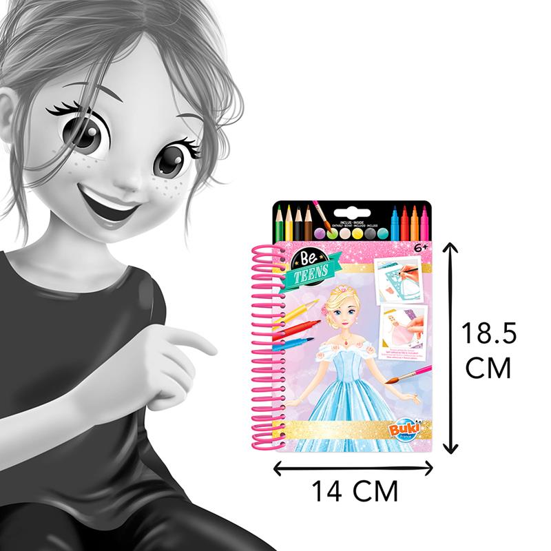 Buki Be Teen Carnet de mode - Tenues de princesses