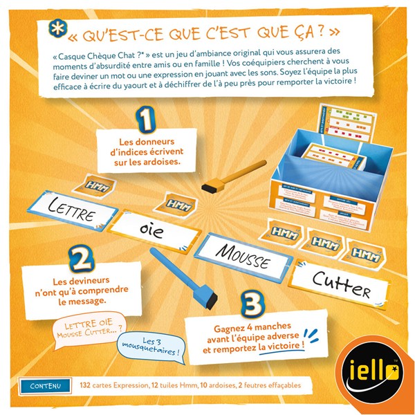 Casque Chèque Chat
