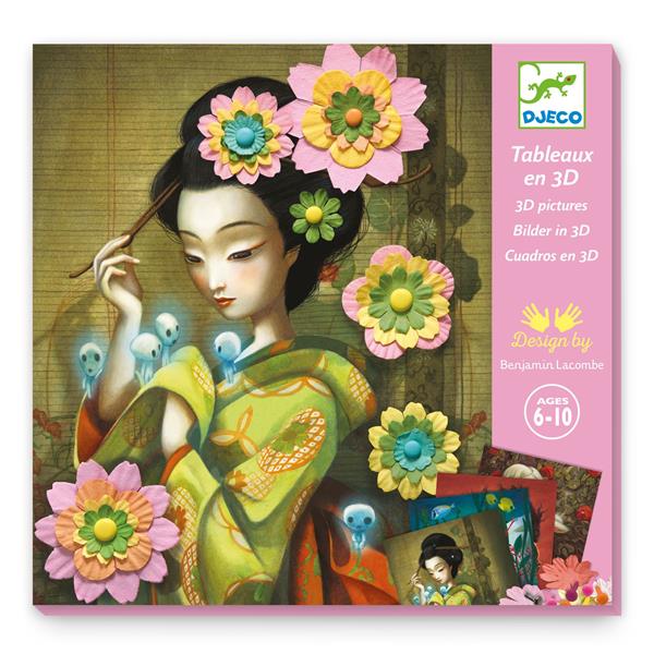 Djeco Tableaux 3D - Rock'n'Roses
