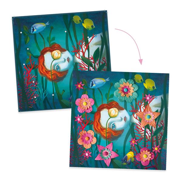 Djeco Tableaux 3D - Rock'n'Roses