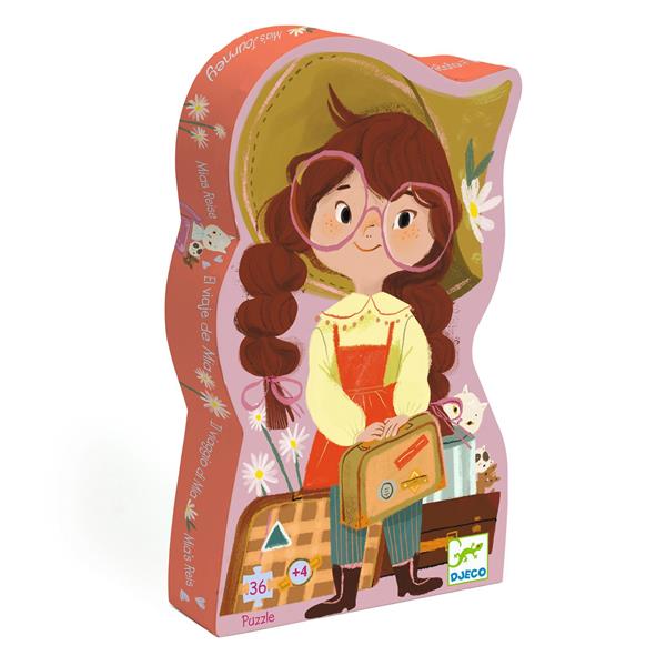 Djeco puzzle silhouette - Le voyage de Mia - 36 mcx