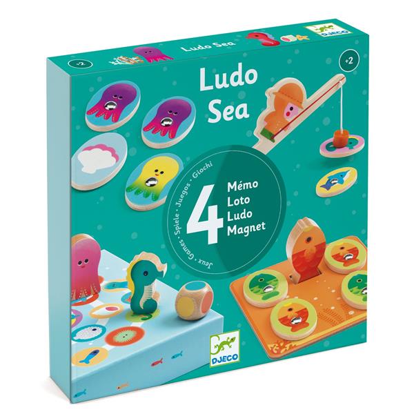 Djeco Ludo Sea – 4 jeux