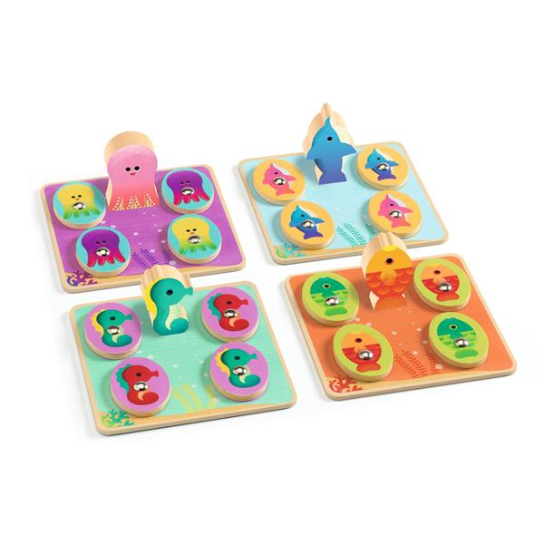 Djeco Ludo Sea – 4 jeux