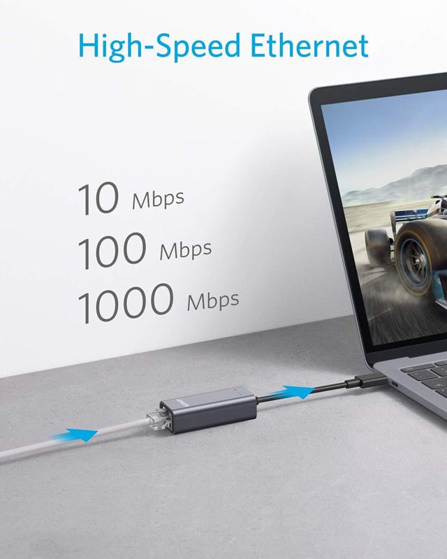 Adapteur USB-C à RJ45 - Anker