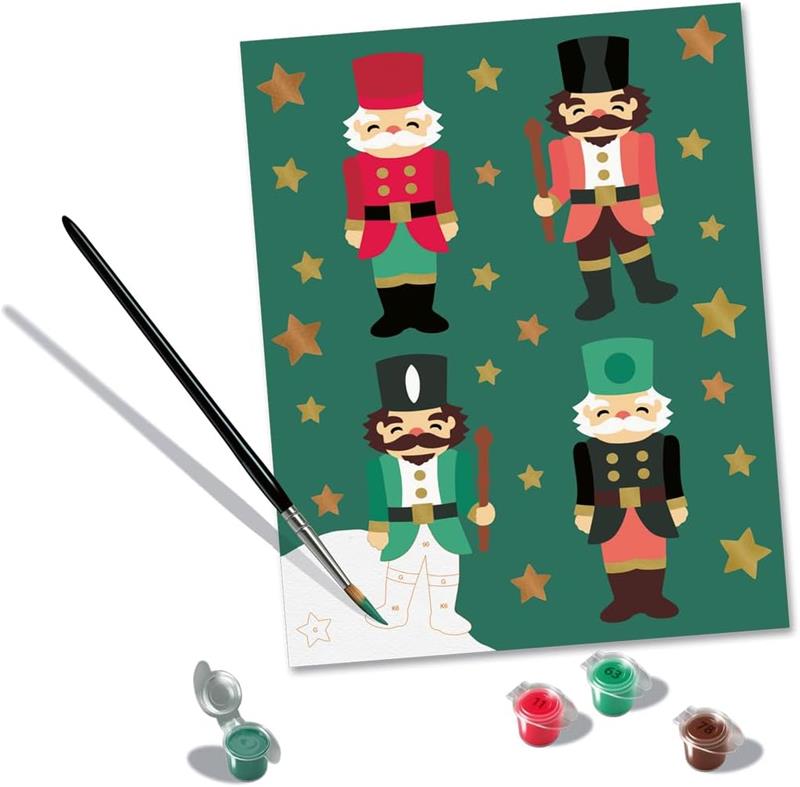 CreArt Paint-by-Numbers: Christmas Nutcracker