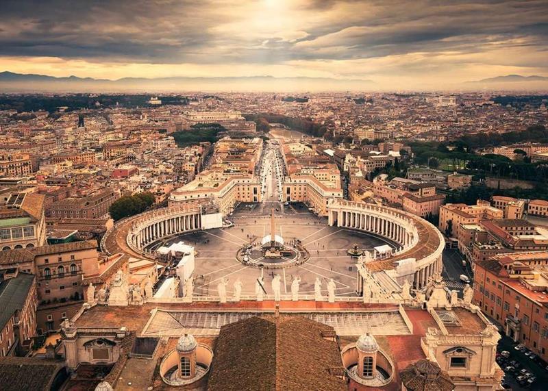 Casse-tête Ravensburger - Beautiful skylines : Rome – 1000 pièces