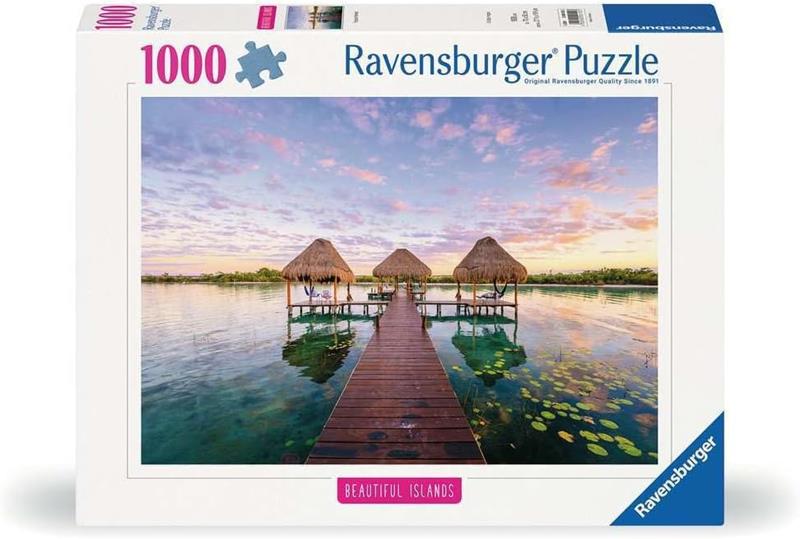 Casse-tête Ravensburger - Beautiful Islands : Retraite tropicale – 1000 pièces
