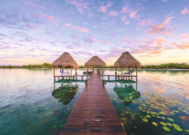 Casse-tête Ravensburger - Beautiful Islands : Retraite tropicale – 1000 pièces