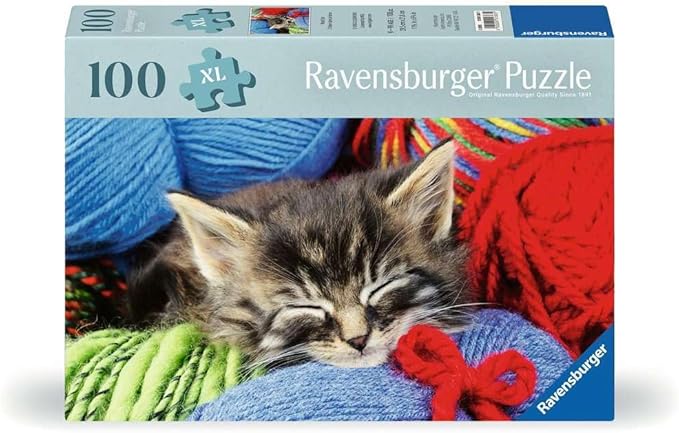 Casse-tête Ravensburger –Chatons dans la laine – 100 pièces XL