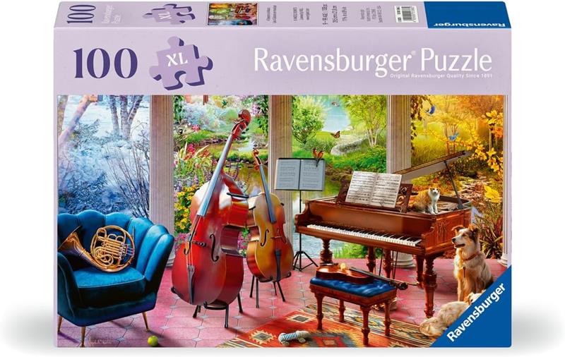 Casse-tête Ravensburger – 4 Saisons en Musique – 100 pièces XL