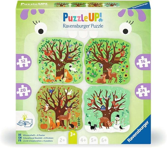 Casse-tête Ravensburger Puzzle Up - Les 4 saisons - 12/16/20/24 pièces