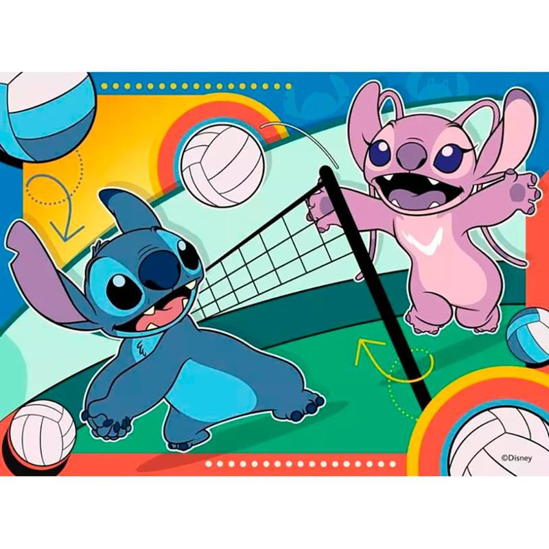 Casse-tête Ravensburger - Stitch sportif - 12/16/20/24 pièces