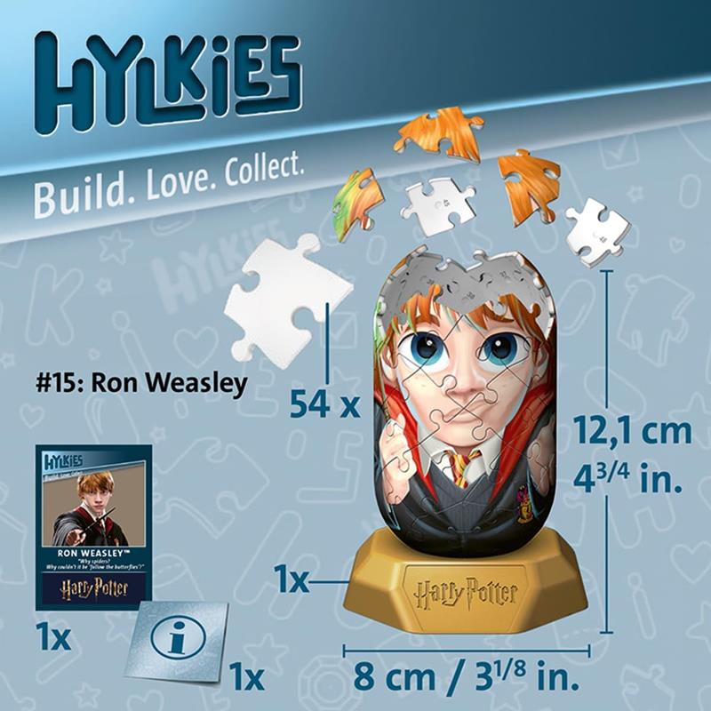Casse-tête 3D Ravensburger - Hylkies : Ron Weasley - N°18