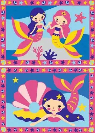 CreArt Junior Paint-by-Numbers: Enchanting Mermaids