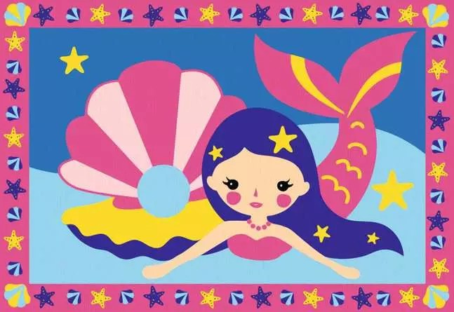 CreArt Junior Paint-by-Numbers: Enchanting Mermaids