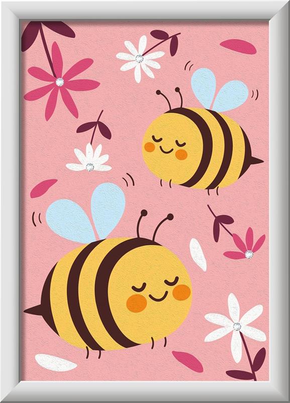 CreArt Paint-by-Numbers: Happy Bumblebees