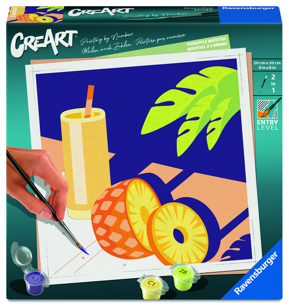 CreArt Paint-by-Numbers: Pineapple Mocktail