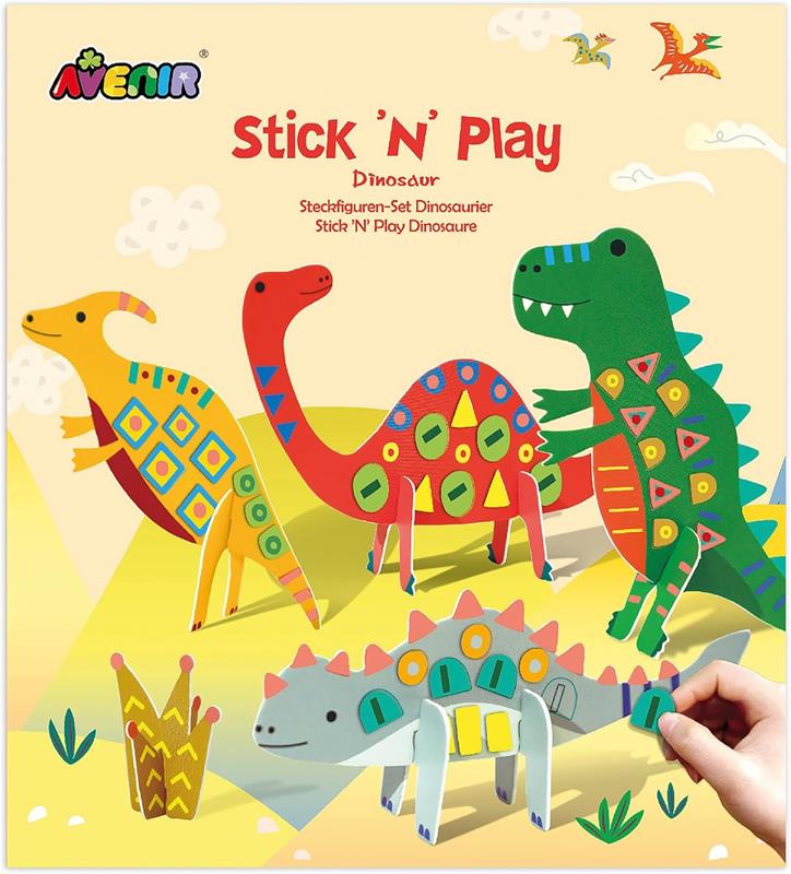 Kit créatif dinosaures 4-en-5