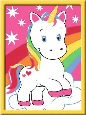 CreArt Paint-by-Numbers: Sweet Unicorn