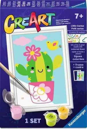 CreArt Paint-by-Numbers: Little Cactus