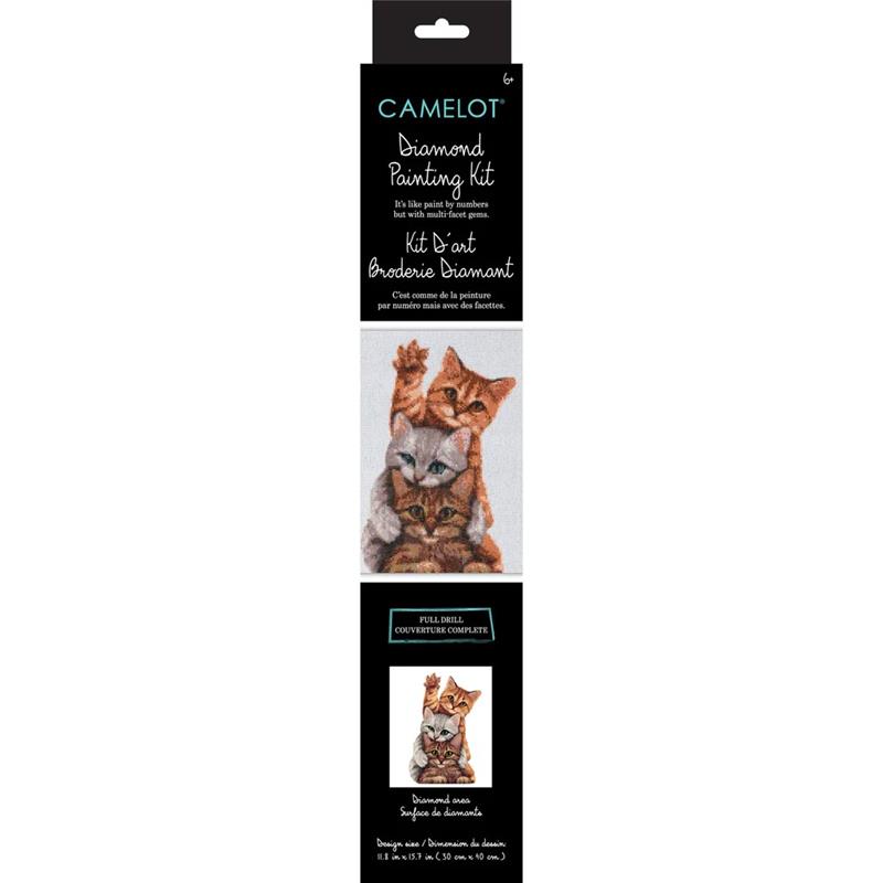 Diamond Painting Kit - Kitten Ambush