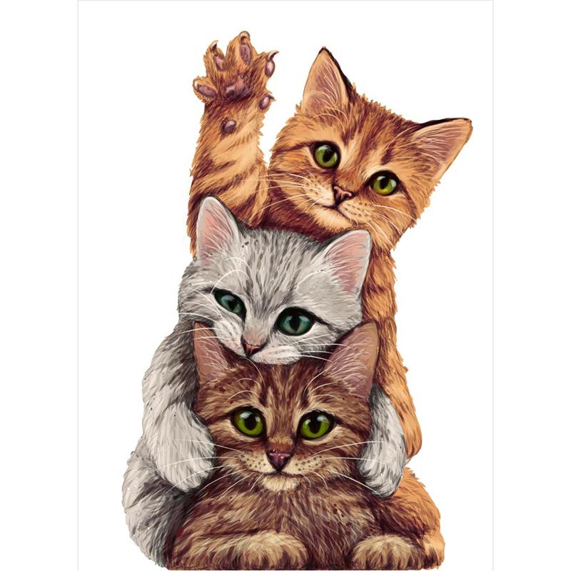 Diamond Painting Kit - Kitten Ambush