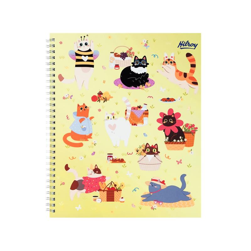 Hilroy Spiral Notebook – Cat Picnic