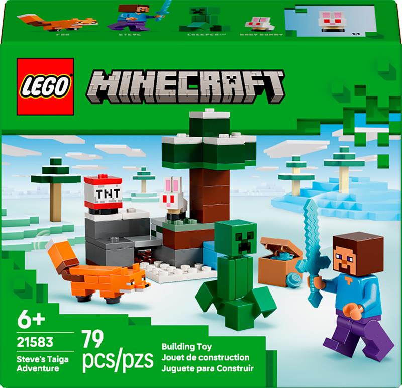 LEGO Minecraft - L'aventure de Steve et Taiga