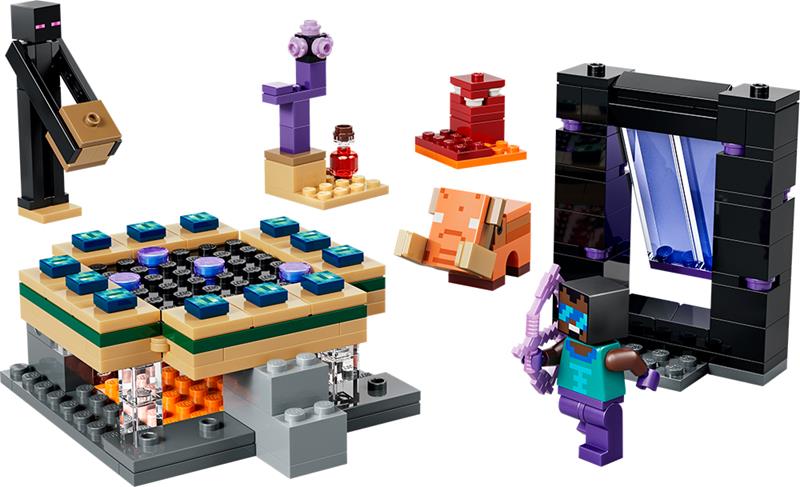LEGO Minecraft - Nether et End Portal Journey