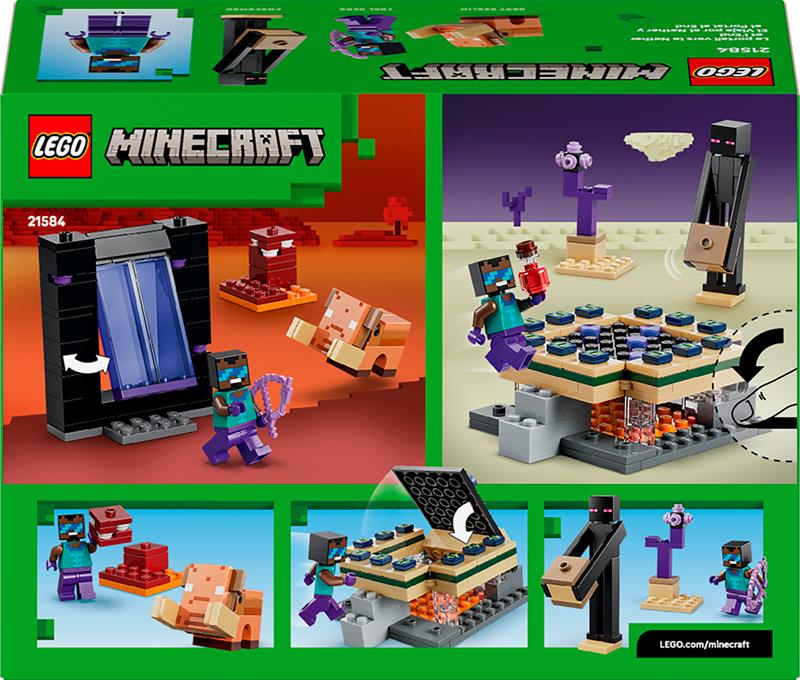 LEGO Minecraft - Nether et End Portal Journey