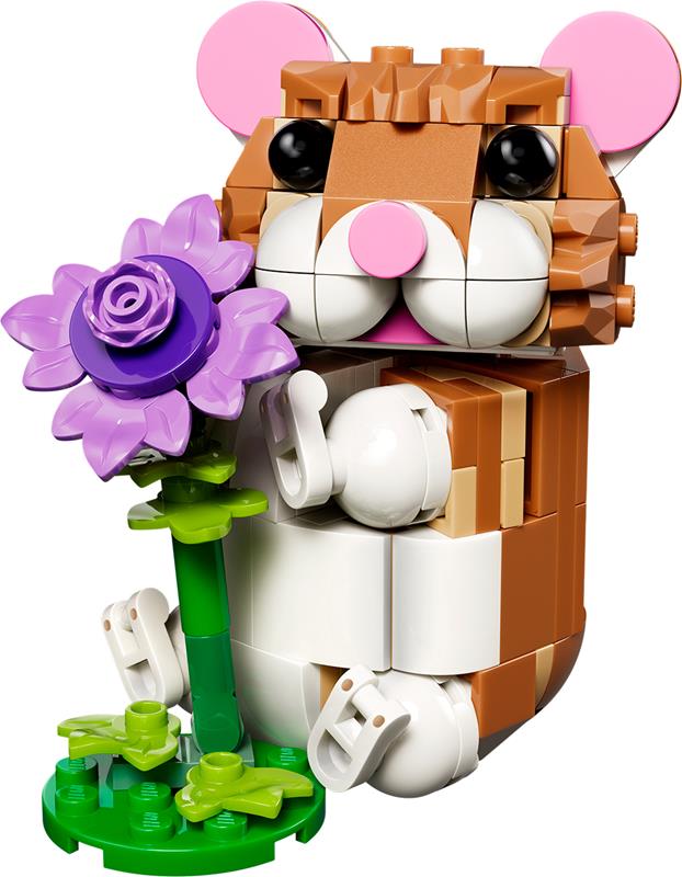 LEGO Creator - Hamster mignon avec une fleur