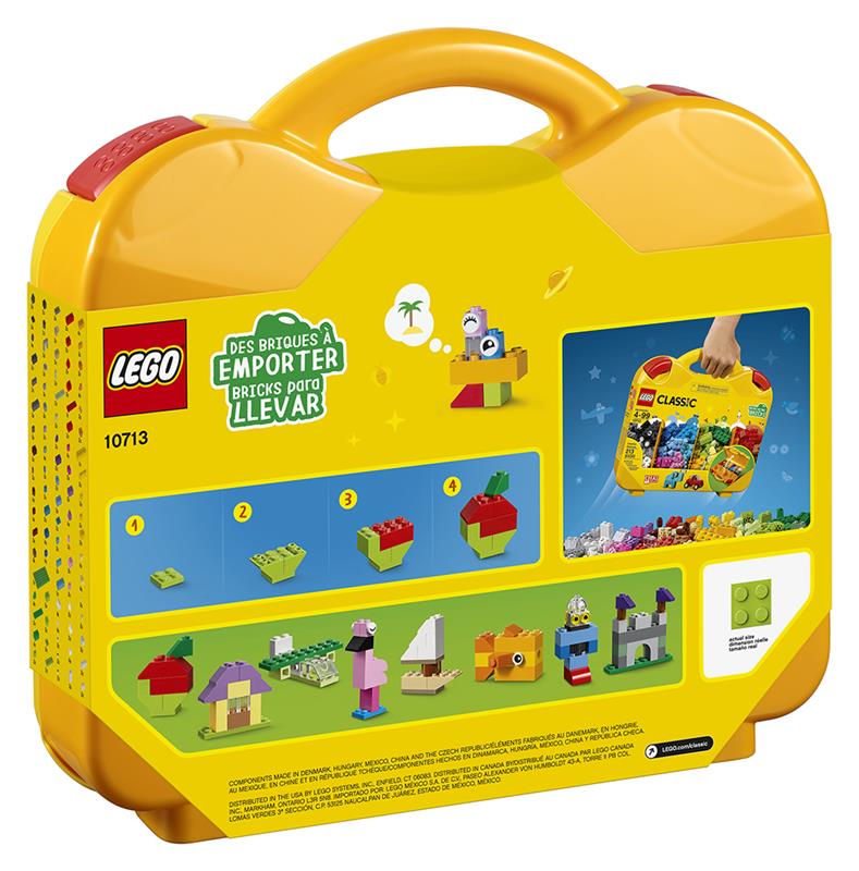 LEGO Classic – Creative Suitcase with 213 Bricks