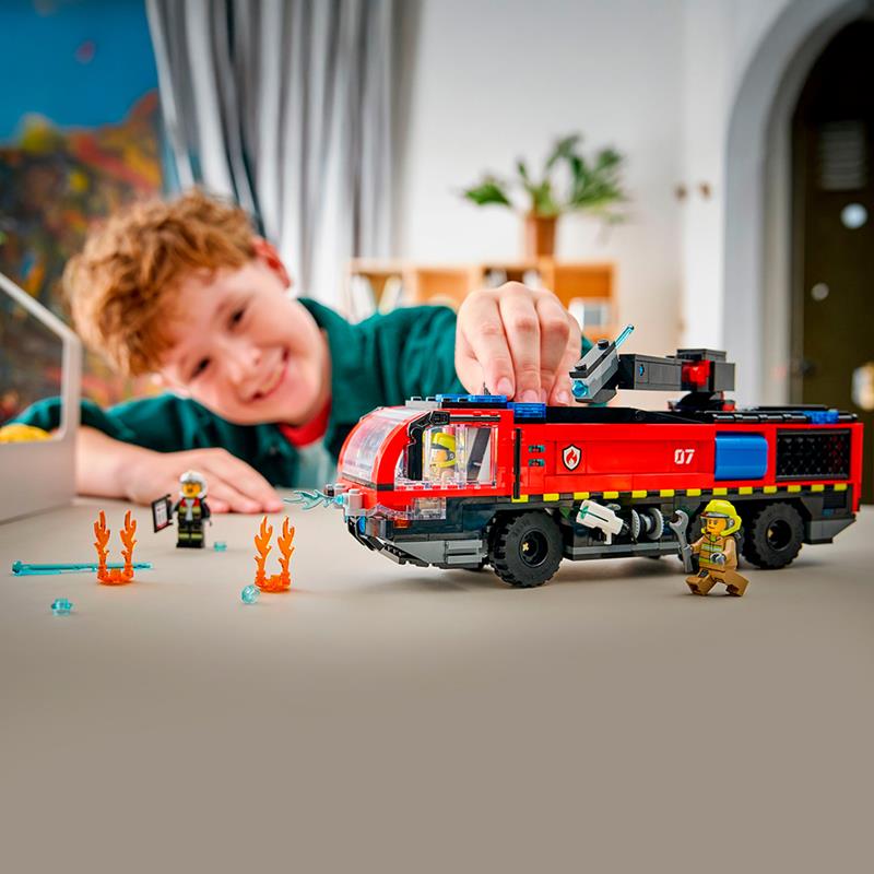 LEGO City - Le camion de pompiers de l'aéroport
