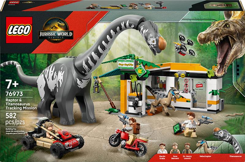LEGO Jurassic World - Raptor & Titanosaurus Tracking Mission