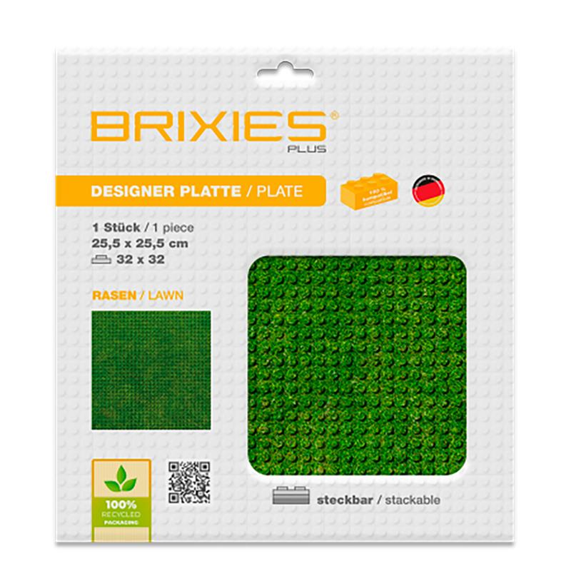 Brixies – Grass Building Plate 25 cm
