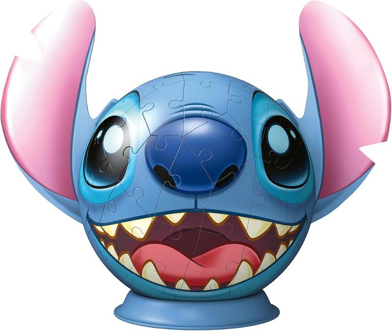 Casse-tête 3D Ravensburger - Tête de Stitch - 72 pièces