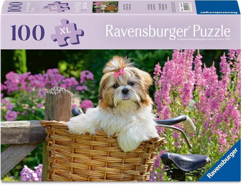 Casse-tête Ravensburger - Petit chien adorable - 100 pièces XL