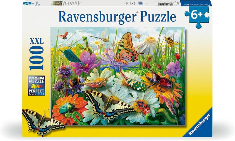 Casse-tête Ravensburger - Le merveilleux monde des insectes - 100 pièces XXL