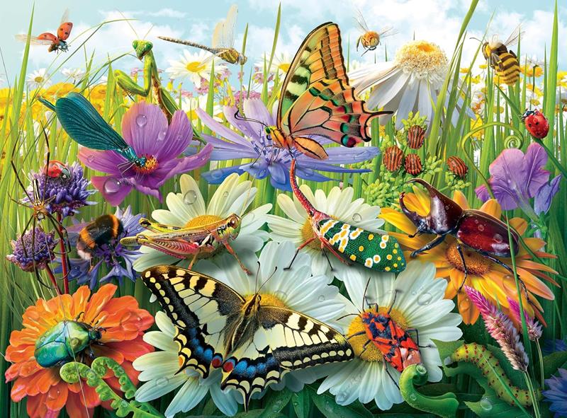 Casse-tête Ravensburger - Le merveilleux monde des insectes - 100 pièces XXL