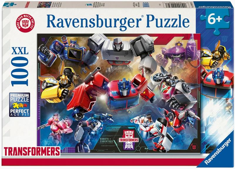 Casse-tête Ravensburger - Les Transformers - 100 pièces XXL
