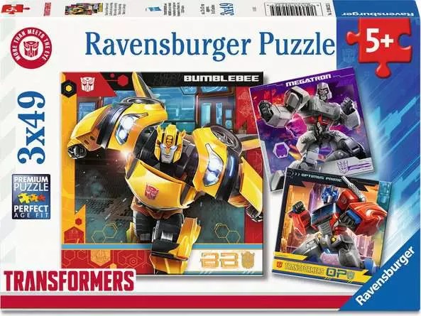 Ravensburger Puzzle – Transformers – 3 x 49 Pieces