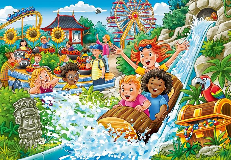 Ravensburger Puzzle – Amusement Park – 2 x 24 Pieces