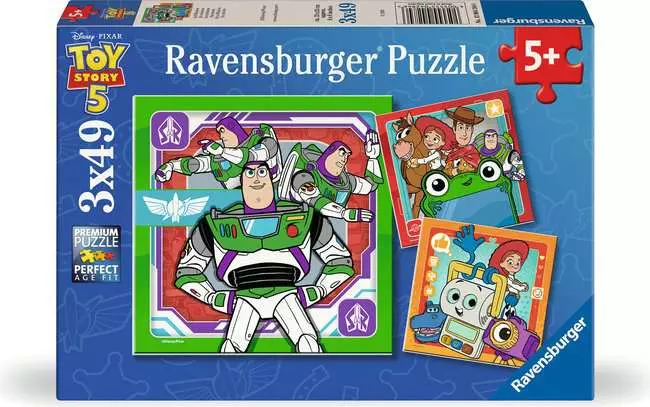 Ravensburger Puzzle – Toy Story 5 – 3 x 49 Pieces