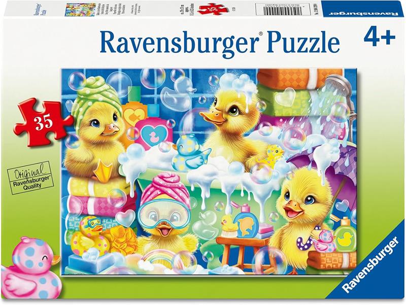 Casse-tête Ravensburger - Canards dans leur bain - 35 pièces