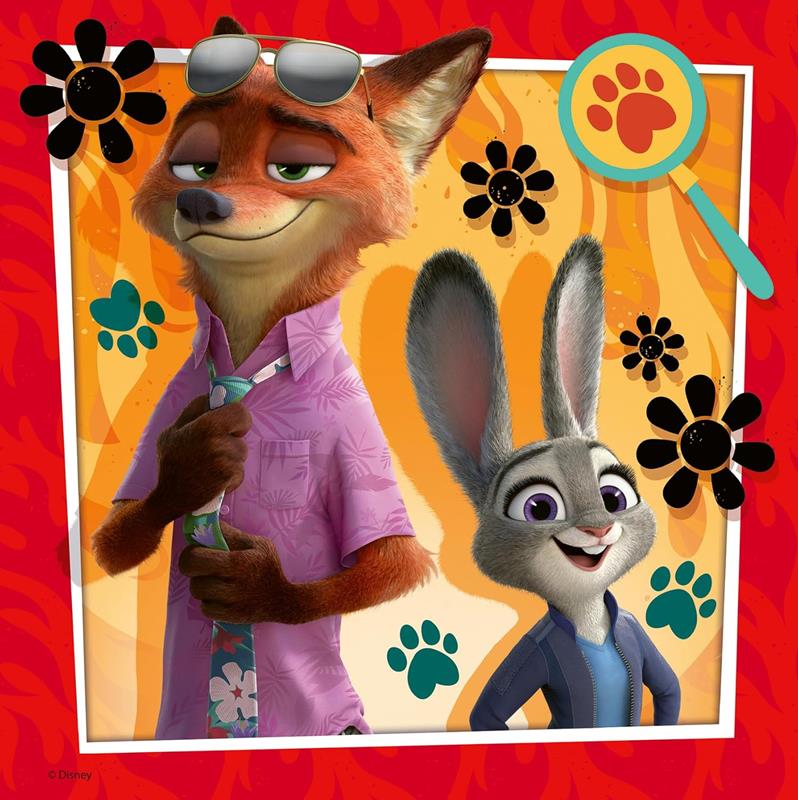 Ravensburger Puzzle – Zootopia 2 – 3 x 29 Pieces