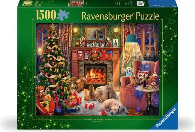 Casse-tête 1500 morceaux - Réveillon de Noël