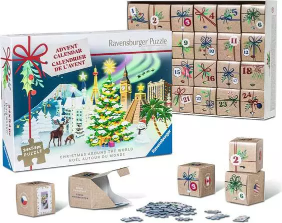 Casse-tête de Noël Ravensburger - Calendrier de l’Avent