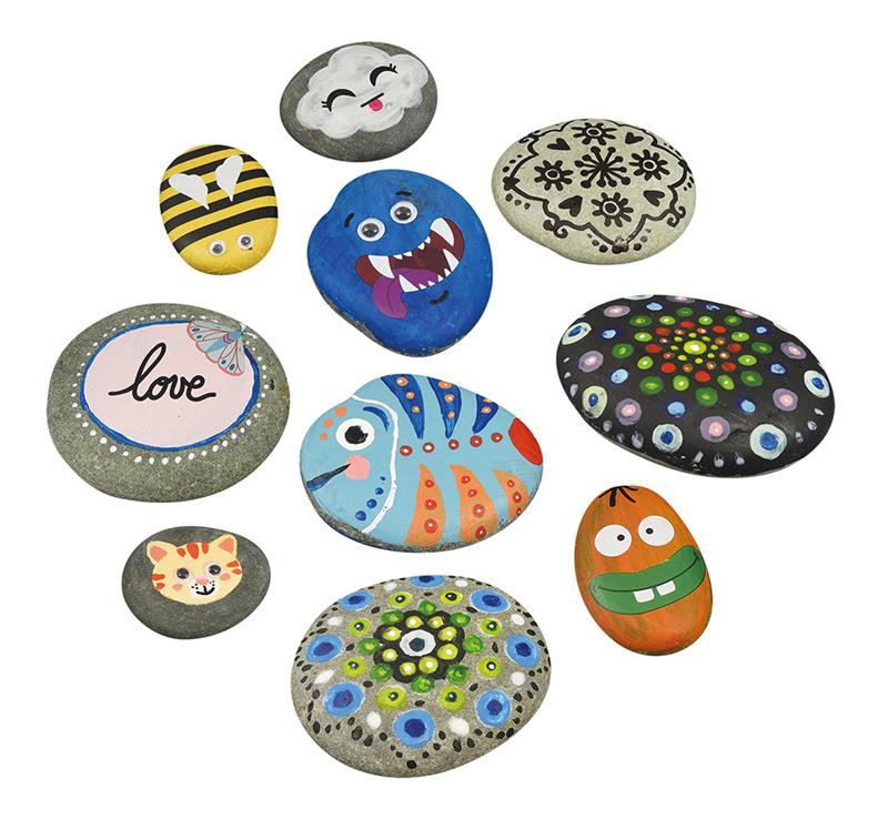 Buki France 4 all Kids - Peinture sur galets